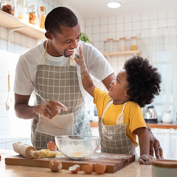 family cooking